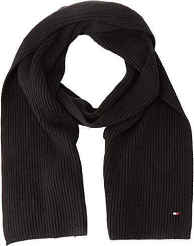 Tommy Hilfiger Herren Strickschal in schwarz