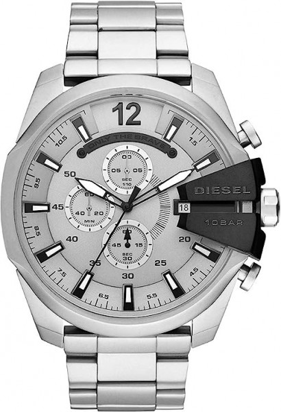 Diesel Herren silber Mega Chief Chronograph