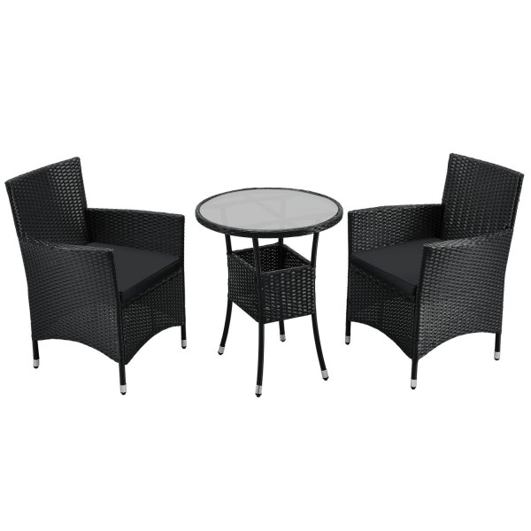 Polyrattan Balkon Set