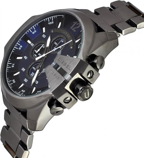 Diesel Herren blau Mega Chief Chronograph