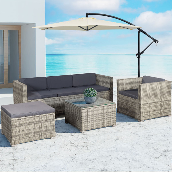 Polyrattan Lounge Group